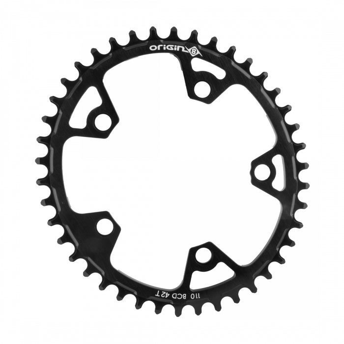 ORIGIN8 Holdfast Oval 1x Chainring 110mm BCD 5-bolt 42T SRAM hidden Chainring