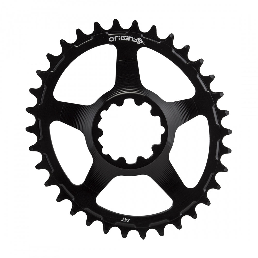 ORIGIN8 Holdfast Oval Direct 1x Boost Direct Mount 34T Boost Black Chainring