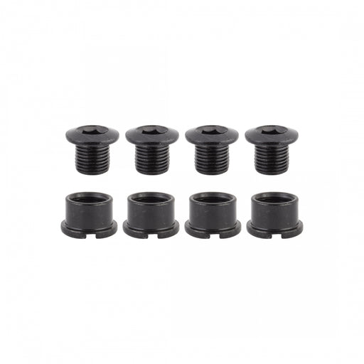 ORIGIN8 Thruster 1x MTB/Boost/Fat Bolt Set M8x7.5mm Steel Set of 4 Black