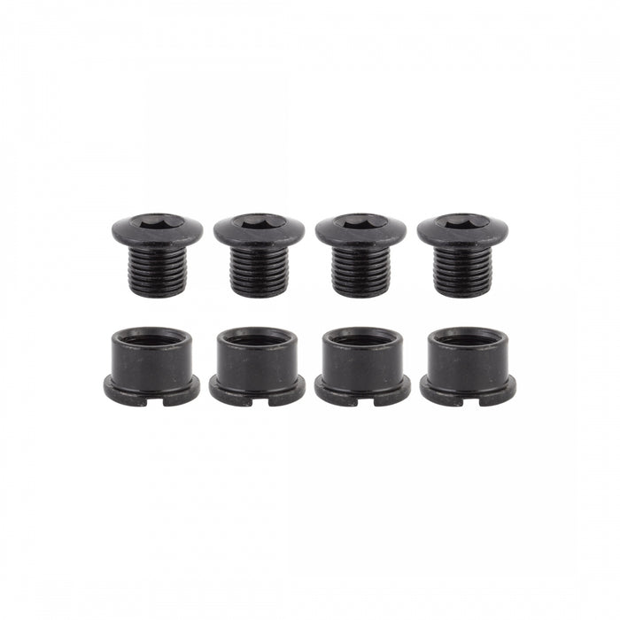 ORIGIN8 Thruster 1x MTB/Boost/Fat Bolt Set M8x7.5mm Steel Set of 4 Black