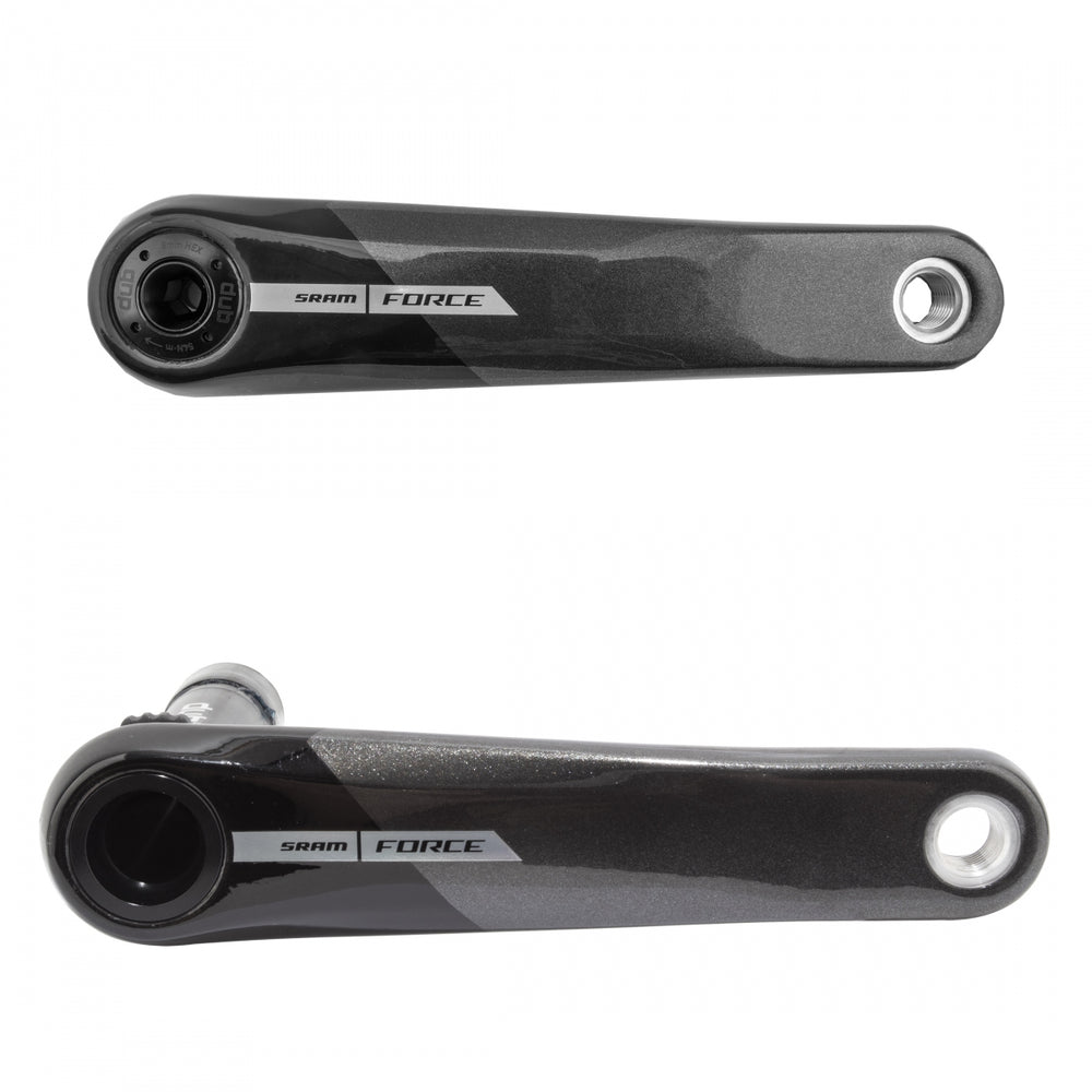 SRAM Force Wide Crank Arm Assembly - 172.5mm, 12-Speed, 8-Bolt Direct Mount, DUB Spindle Interface, Iridescent Gray, D2