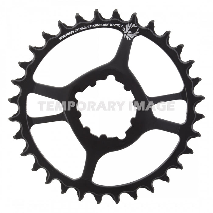 SRAM X-Sync Eagle 12sp 6mm DM Chainring Steel 30t, Black