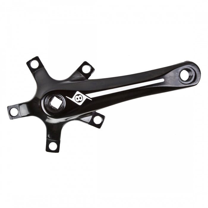 ORIGIN8 Alloy Crank Set CRANKARM SET OR8 175 110 bcd FORGED BLK