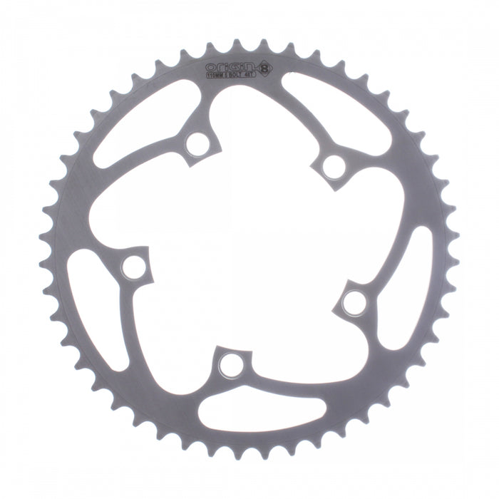 ORIGIN8 Alloy Blade110mm 5-bolt 48T 6061-T6 Silver Chainring