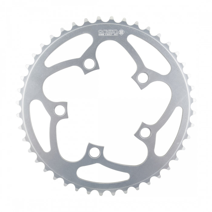 ORIGIN8 Alloy Blade94mm 5-bolt 44T 6061-T6 Silver Chainring