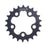 ORIGIN8 Alloy Ramped58mm 5-bolt 22T Non Ramped Black/Silver Chainring