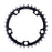 ORIGIN8 Alloy Ramped94mm 5-bolt 32T Ramped/Pinned Black/Silver Chainring