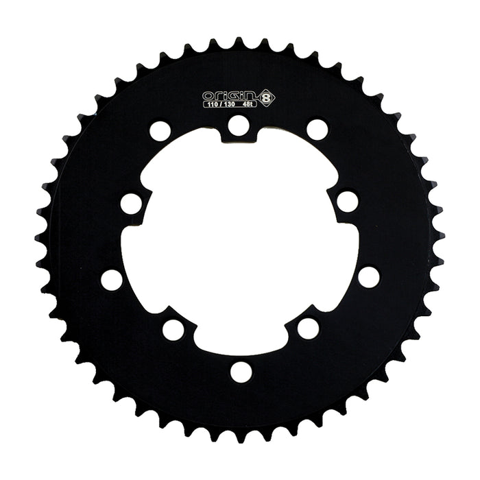 ORIGIN8 Single Speed 110mm/130mm 5-bolt 48T Black Chainring