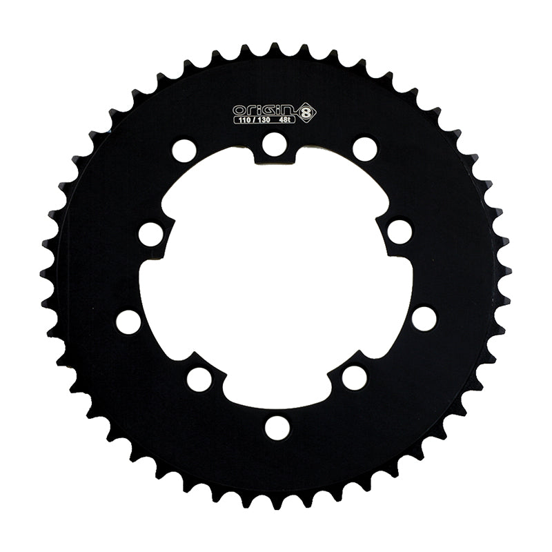 ORIGIN8 Single Speed 110mm/130mm 5-bolt 48T Black Chainring