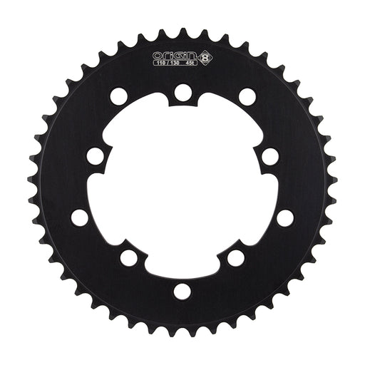 ORIGIN8 Single Speed 110mm/130mm 5-bolt 45T Black Chainring