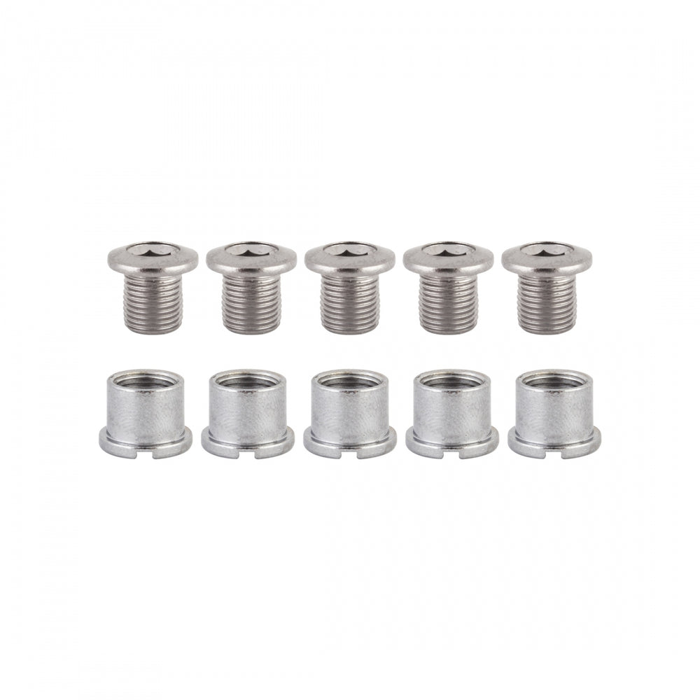 ORIGIN8 Double Bolts Double/Triple Steel M8x8mm Bolt / M8x7mm Nut Chrome