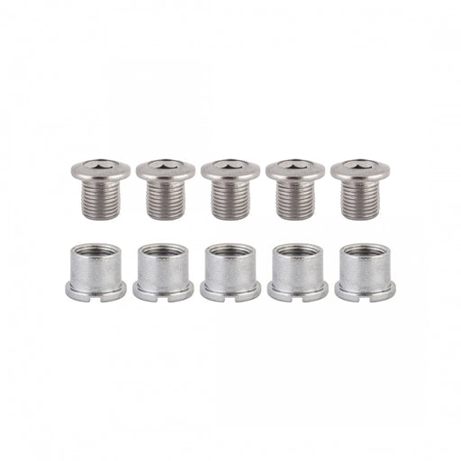 ORIGIN8 Double Bolts Double/Triple Steel M8x8mm Bolt / M8x7mm Nut Chrome