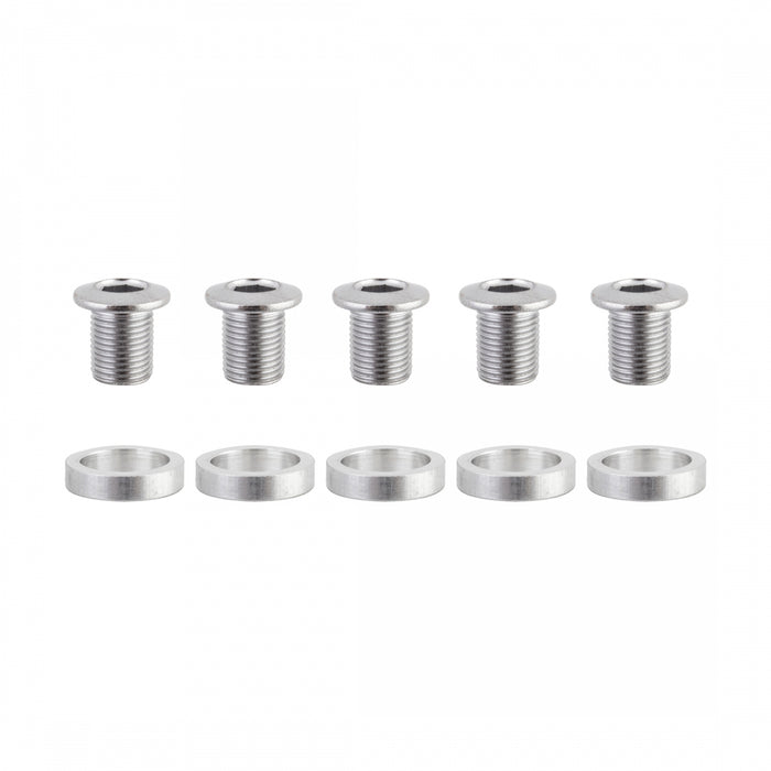 ORIGIN8 Triple Bolts Inner Triple Steel M8x10.5mm Bolt / 3mm Spacer Chrome