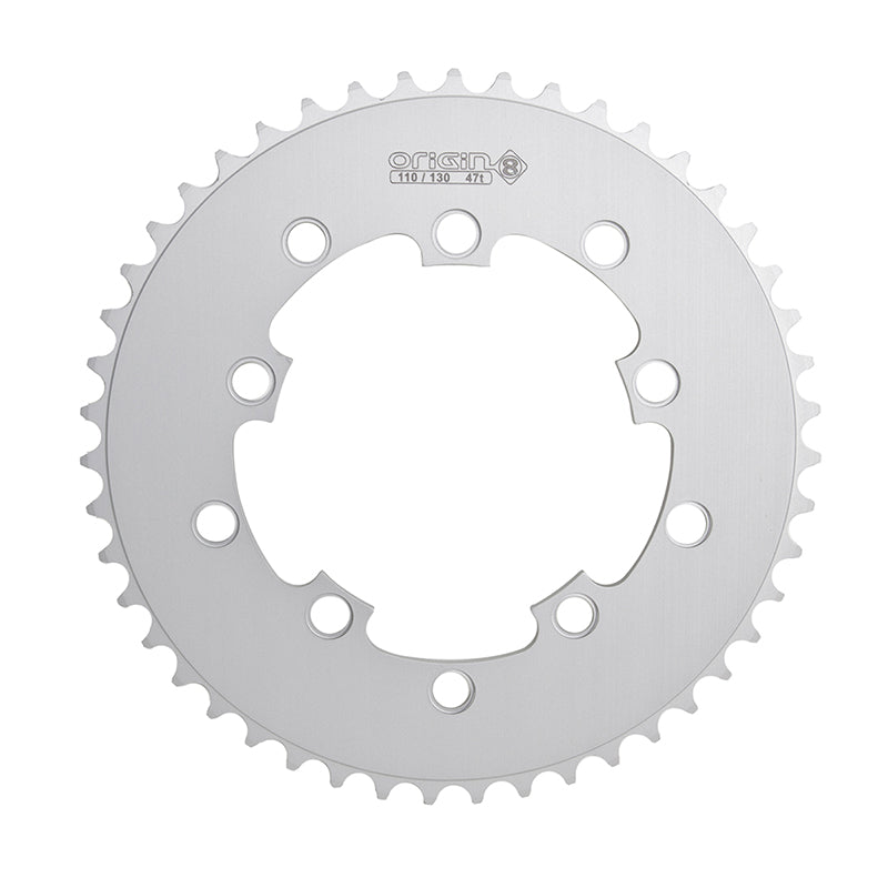 ORIGIN8 Single Speed 110mm/130mm 5-bolt 47T Silver Chainring