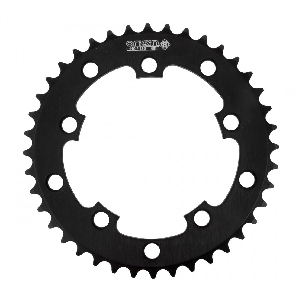 ORIGIN8 Single Speed 110mm/130mm 5-bolt 40T Black Chainring