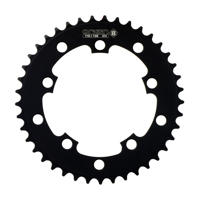 ORIGIN8 Single Speed 110mm/130mm 5-bolt 41T Black Chainring