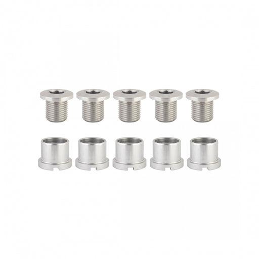 ORIGIN8 Double Bolts Double/Triple Alloy M8x8.5mm Bolt / M8x7mm Nut Silver