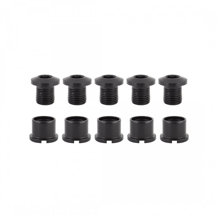 ORIGIN8 Double Bolts Double/Triple Alloy M8x8.5mm Bolt / M8x7mm Nut Black