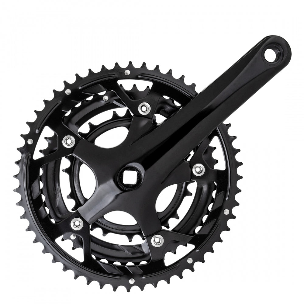 SUNLITE Alloy Triple CRANKSET SUNLT RD 170x52/42/30 SQ BLK