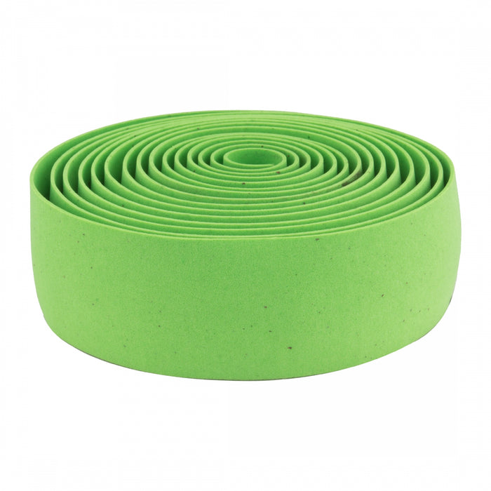 ORIGIN8 Pro Cork Handlebar Tape Lime Green