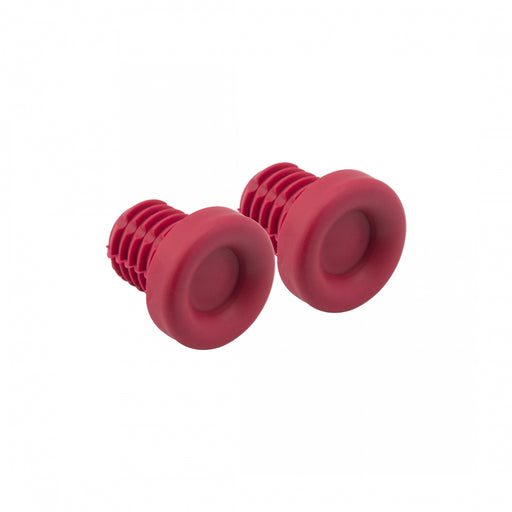 ORIGIN8 Rubber Bar End Plugs Red