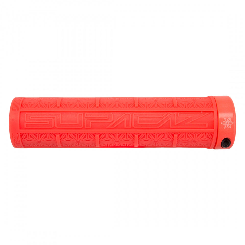 SUPACAZ Grizips Lock-On Grips Coral/Coral