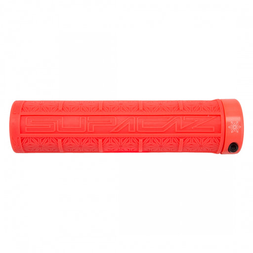 SUPACAZ Grizips Lock-On Grips Coral/Coral