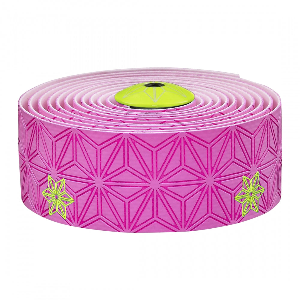 SUPACAZ Super Sticky Kush Galaxy Bar Tape Neon Pink/Yellow