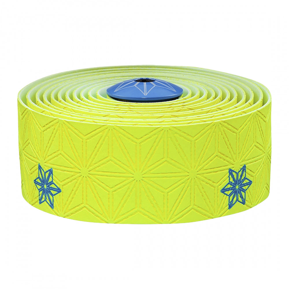 SUPACAZ Super Sticky Kush Galaxy Bar Tape Neon Yellow/Blue