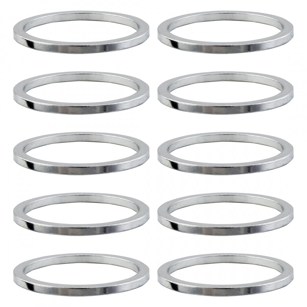 ORIGIN8 Alloy Headset Spacers HEAD PART OR8 SPACER ALY 2mmx1in SL Bgof10