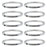 ORIGIN8 Alloy Headset Spacers HEAD PART OR8 SPACER ALY 2mmx1in SL Bgof10