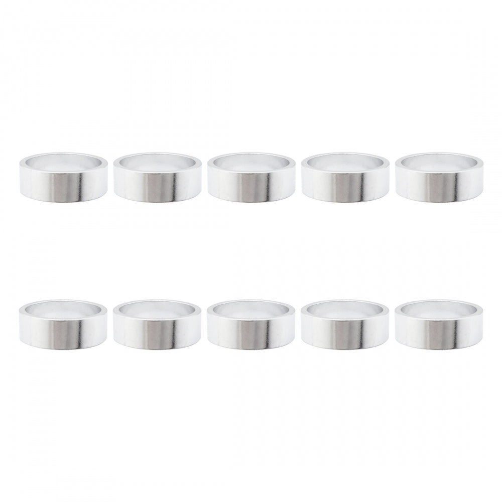 ORIGIN8 Alloy Headset Spacers HEAD PART OR8 SPACER ALY 10mmx1in SL BGof10