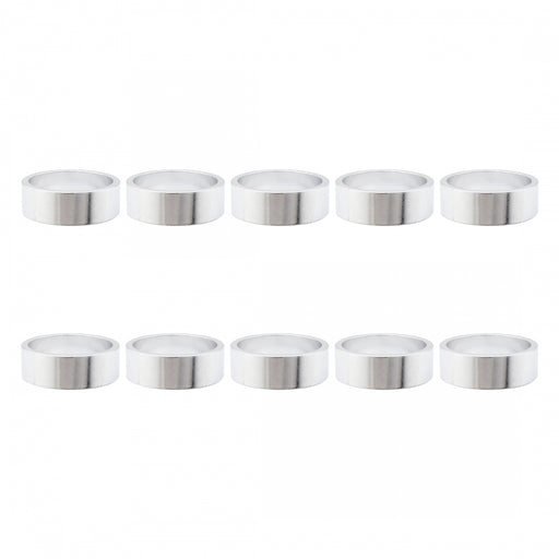 ORIGIN8 Alloy Headset Spacers HEAD PART OR8 SPACER ALY 10mmx1in SL BGof10