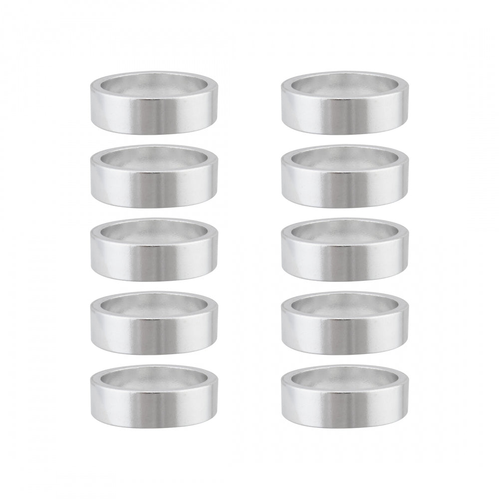 ORIGIN8 Alloy Headset Spacers HEAD PART OR8 SPACER ALY 10mmx1-1/8SL BGof10