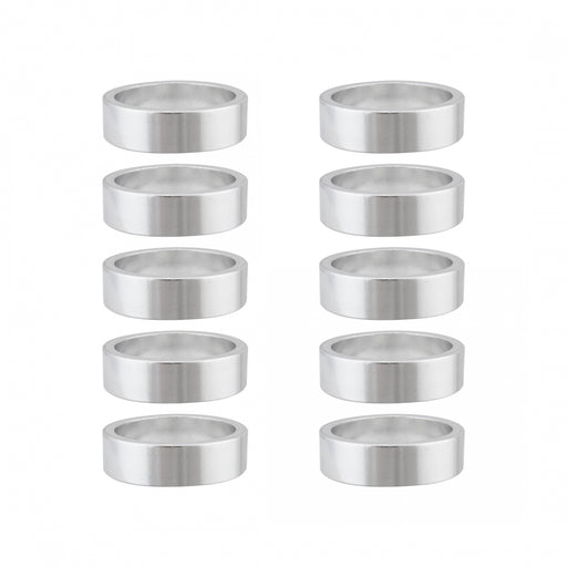 ORIGIN8 Alloy Headset Spacers HEAD PART OR8 SPACER ALY 10mmx1-1/8SL BGof10