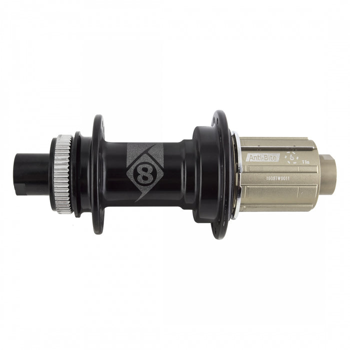 ORIGIN8 RD-1110 Elite Road Disc Hubs HUB RR OR8 RD1110 ELITE 12mmTA CL 24x142 11s CASS SHI SB BK