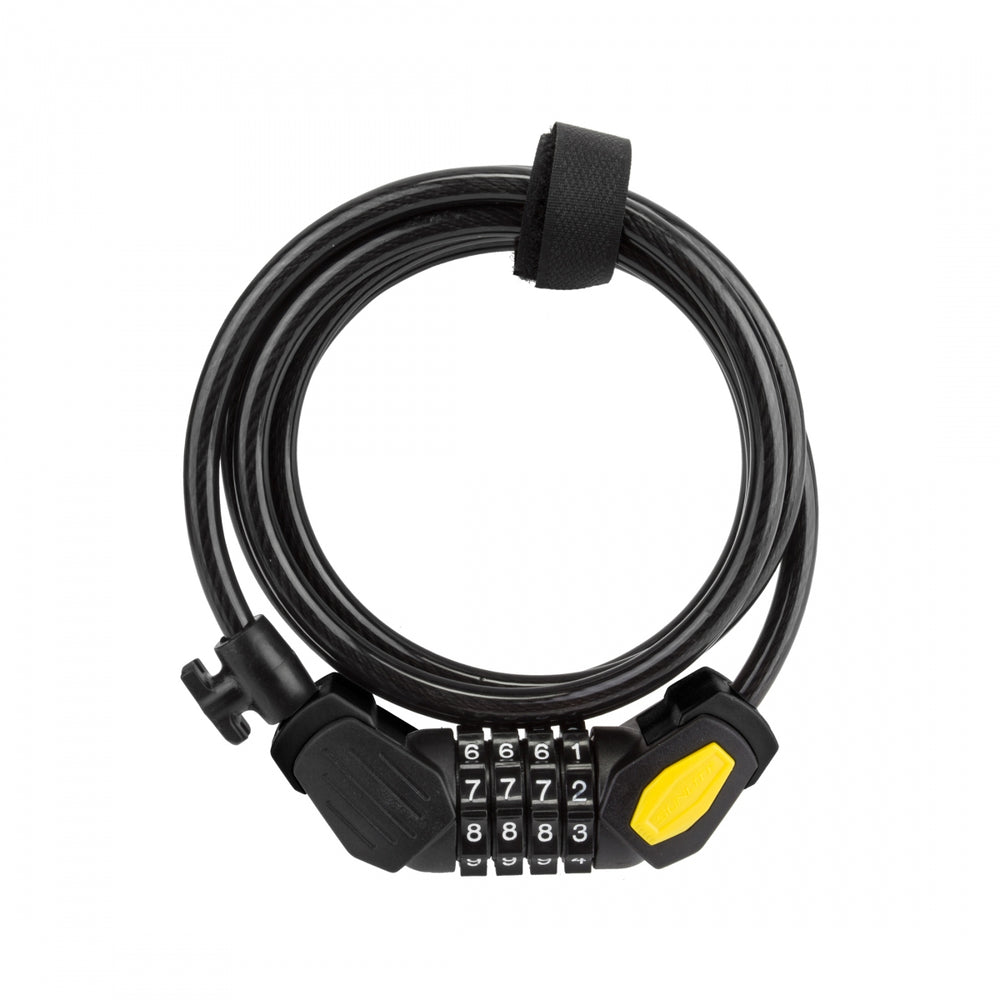 SUNLITE Defender Combo Cable Lock 8mm Black Combo Bike Lock