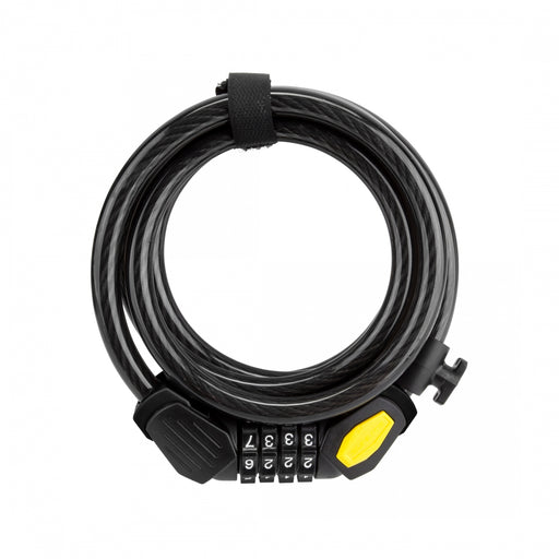 SUNLITE Defender Combo Cable Lock 12mm Black Combo Bike Lock