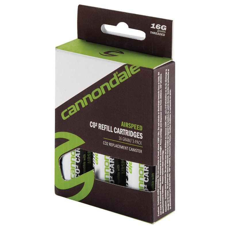 Cannondale Airspeed CO2 Cartridge - 16g - 3 Pack