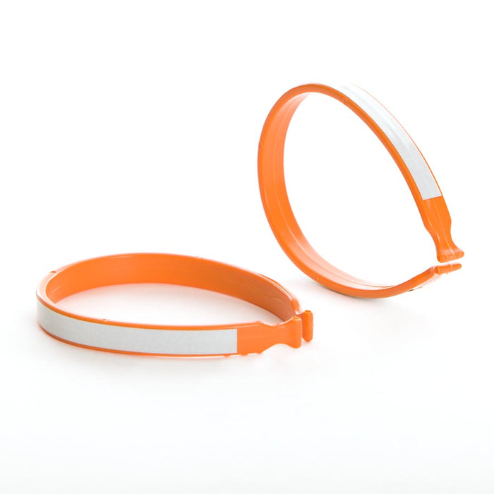 EVO, Plastic Pant Clip With Reflective Stripe, Orange