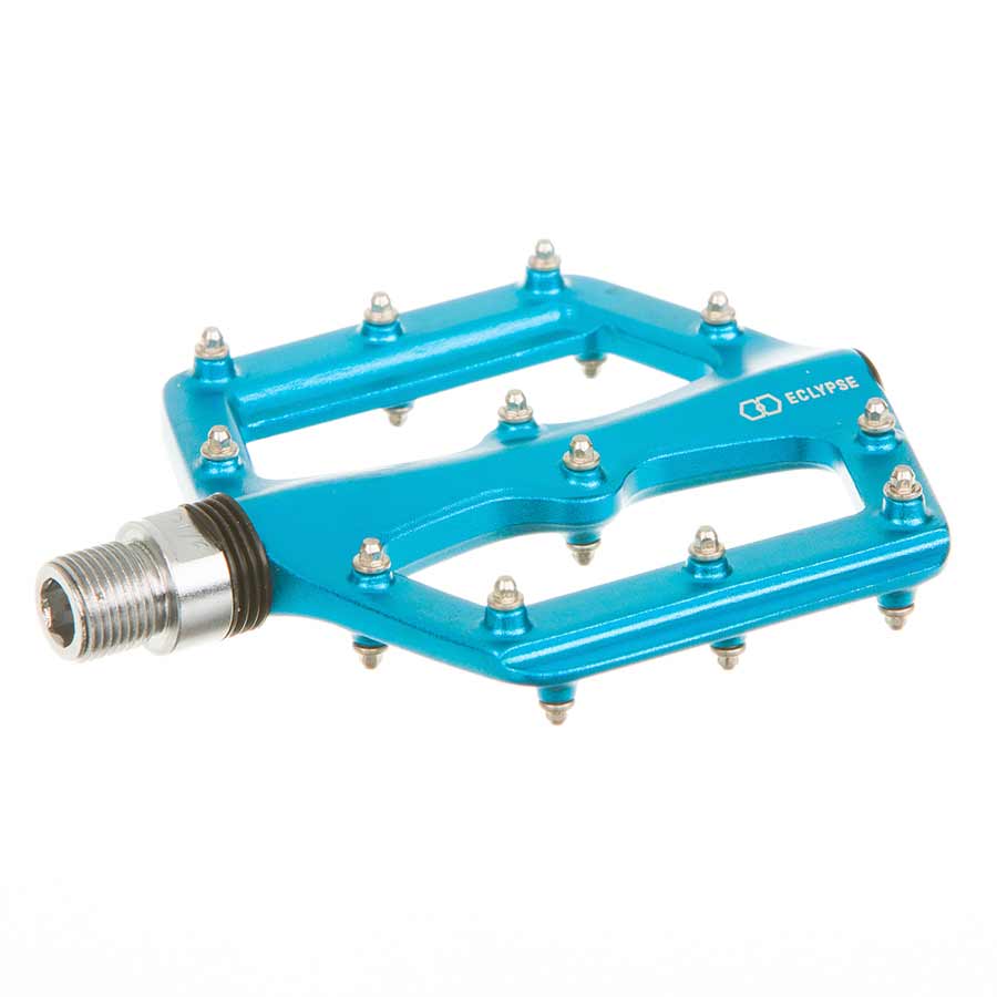 Eclypse, Slight, Platform Pedals, Body: Alloy, Spindle: Cr-Mo, 9/16'', Blue, Pair