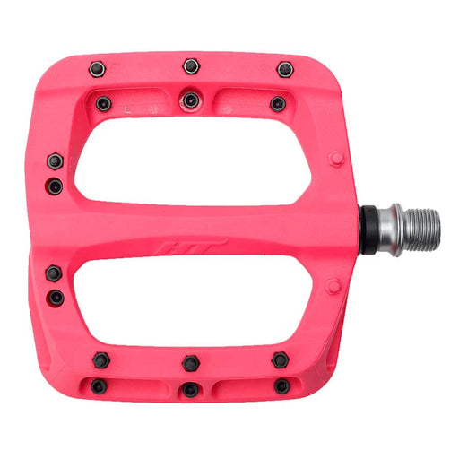 HT Pedals PA03A platform pedals, CrMo - Neon Pink