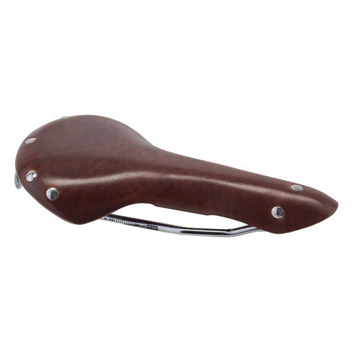 ORIGIN8 Classic Leather Bike Saddle Chromoly Brown Unisex