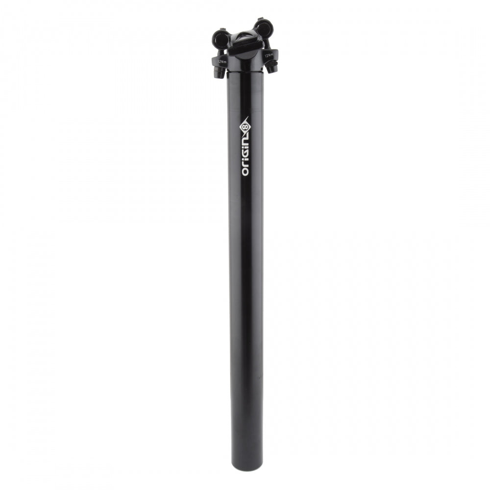 ORIGIN8 Pro-Fit Seatpost 27.2mm Diam 400mm Length 0mm Offset Black AL6061-T6