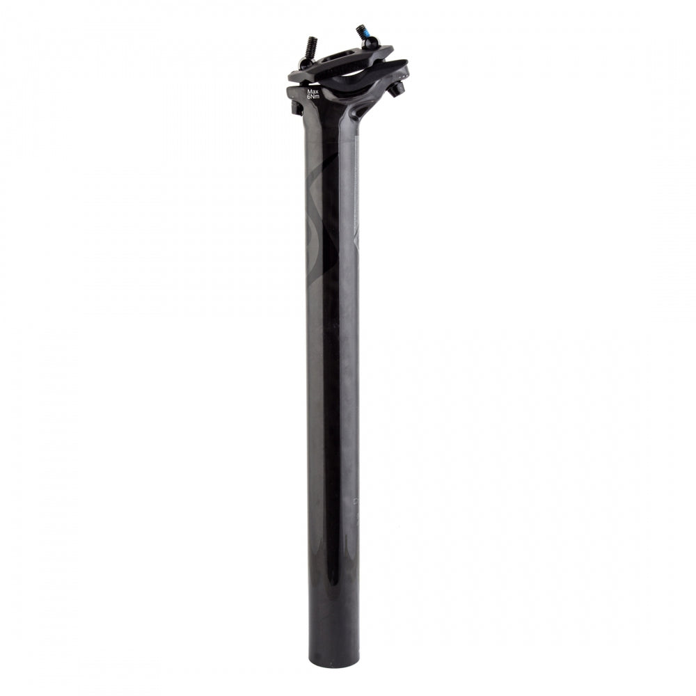 ORIGIN8 Vertex Carbon Seatpost 27.2mm Diam 350mm Length 15mm Offset Black Carbon