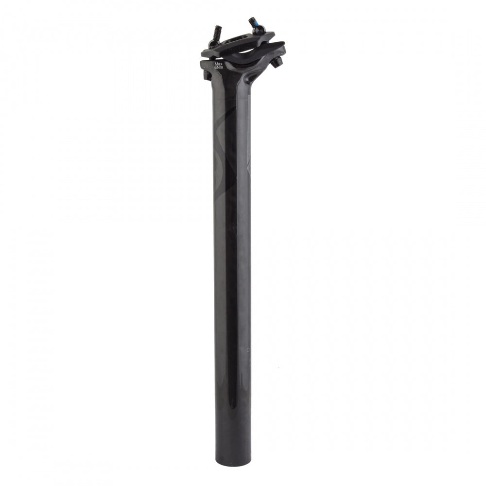 ORIGIN8 Vertex Carbon Seatpost 30.9mm Diam 350mm Length 15mm Offset Black Carbon