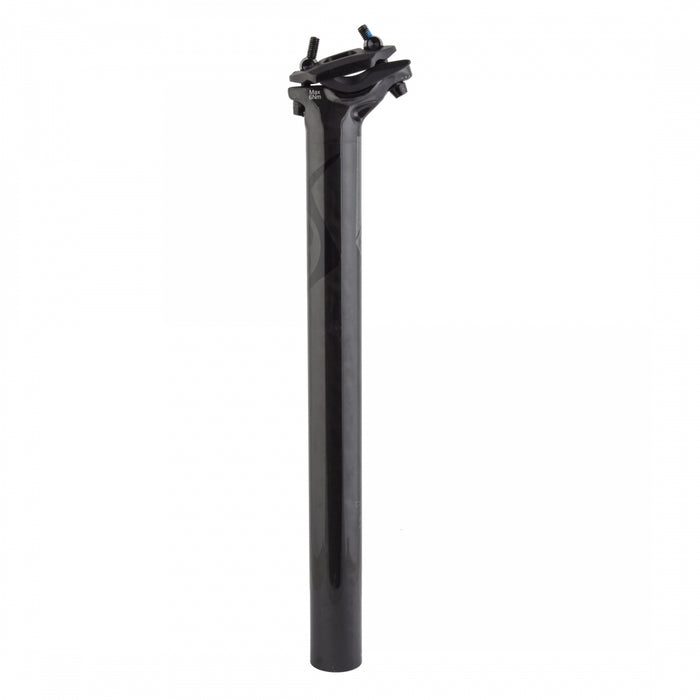 ORIGIN8 Vertex Carbon Seatpost 30.9mm Diam 350mm Length 15mm Offset Black Carbon