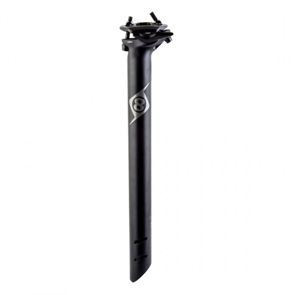 ORIGIN8 Spire II Seatpost 27.2mm Diam 350mm Length 15mm Offset Black AL6061