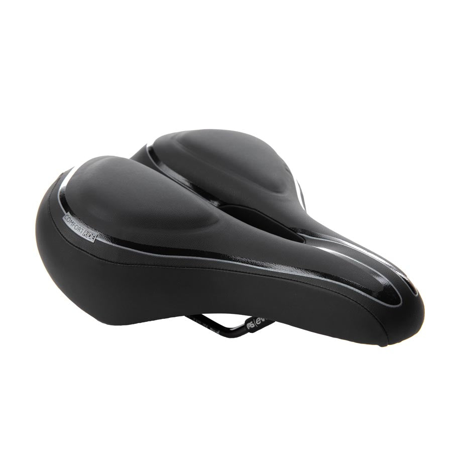 Megasoft, Recreational+ Gel, Saddle, 275 x 211mm, Men, Black