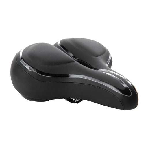 Megasoft, Recreational+ Gel, Saddle, 254 x 205mm, Women, Black